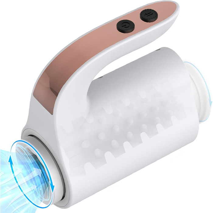 Масажер для чоловіків YCS Lustele - електричний, водонепроникний, з телескопічною конструкцією та 5 режимами обертання