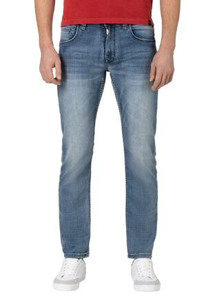 Чоловічі джинси Timezone Slim Jeans Regular Gerrittz, Antique Blue Wash, розмір 31W/32L