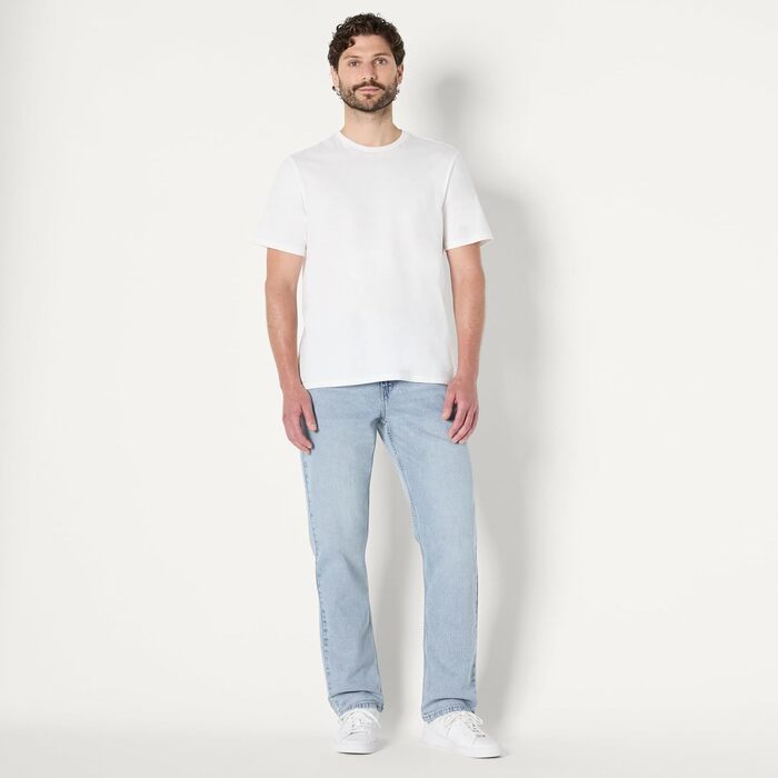 Чоловічі джинси Amazon Essentials Relaxed Fit, світло-блакитний колір (Light Ice), 35W / 34L