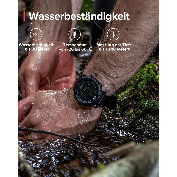 Спортивний багатофункціональний годинник для активного відпочинку Suunto Core All Black (унісекс)