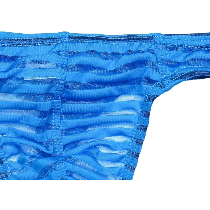 Сліпери чоловічі Faringoto, смугасті, сітчасті, прозорі, G-String, низька талія, U-подібні, розмір L, 5 кольорів