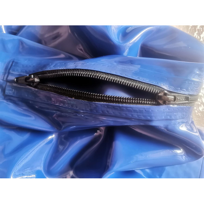 Шорти з латексу для чоловіків MFMYEE - прозорі, з блискавкою, ручна робота, XL