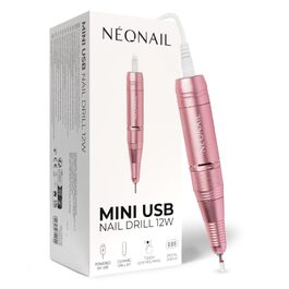Електричний апарат для манікюру та педикюру NÉONAIL Mini USB Nail Drill 12W — професійний фрезер для нарощених нігтів та видалення мозолів