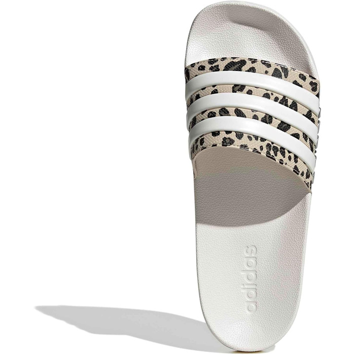 Чоловічі тапочки Adidas Adilette Shower Velcro Crystal Linen Core White Khaki (розмір 46 EU)