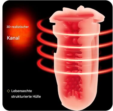 Автоматичний секс-іграшка Leten ThermoPod для чоловіків з підігрівом, функцією масажу та тримачем для телефону