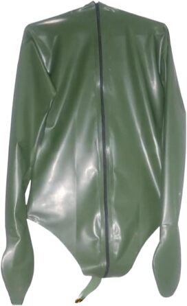 Комбінезон з латексу для чоловіків VIYOLI, чорний прозорий латексний catsuit, купальник з латексу