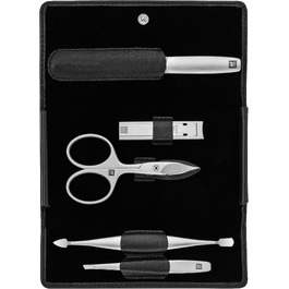Манікюрний набір ZWILLING Premium, 5 предметів: ножиці для нігтів та кутикули (чорний)