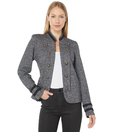 Жіноча класична куртка Tommy Hilfiger Open Front Band S, чорна (Multi)