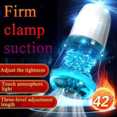 Електричний мастурбатор для чоловіків з 10 режимами, телескопічною функцією та ротацією. Іграшка для дорослих, мастурбатор, пеніс-мастурбатор