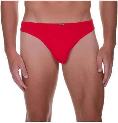 Спідня білизна Bruno Banani Checkline 2.0 String - червоний двопак (XXL)