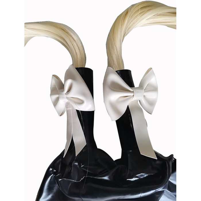 Латексна маска для BDSM, фетіш, бондж, косплей - з мереживом, для тематичних вечірок та Хелловін