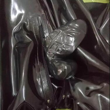 Латексний костюм для чоловіків ZWBHSH з маскою, латексна білизна, BDSM, косплей, клубний костюм