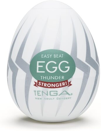 TENGA Eier Thunder - одноразові мастурбатори для чоловіків, 6 шт. (прозорі)