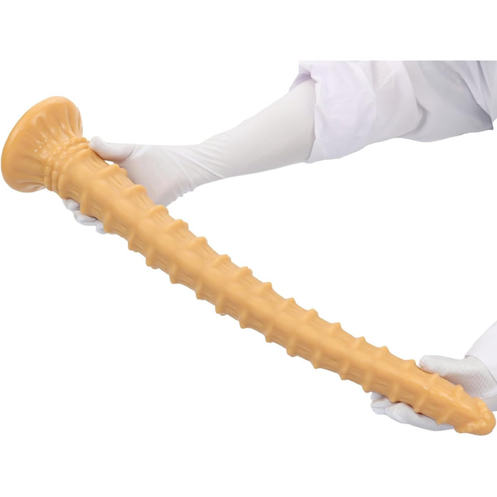 Гігантський Дилда Yasexx: Супердовгий Дилда з Чашкою для Вакууму, Простата, Стимуляція G-точки, для Чоловіків та Жінок (46 см)