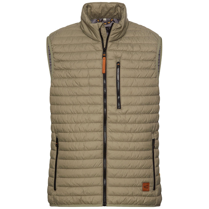 Чоловічий стібаний жилет camel active Puffer — водовідштовхувальний та вітрозахисний, зелений