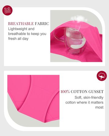 Шкарпетки жіночі бавовняні 6 шт. в упаковці, трусики-хіпстер, низька талія, еластичні, чорні (3XL)