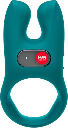 Пеніс-кільце з вібратором FUN FACTORY Deep Sea Blue – сексуальна іграшка для чоловіків та пар, преміум-якість, медичний силікон