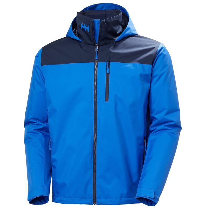 Чоловіча утеплена куртка-мідлейєр Helly Hansen Midlayer Crew Jacket 2.0 з капюшоном, водонепроникна outdoor куртка (L, Kobalt 2.0)