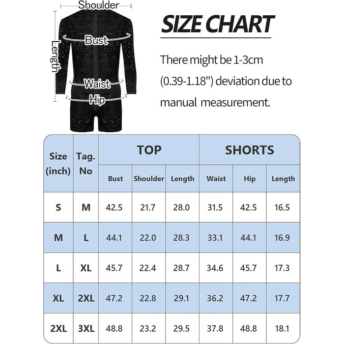 Panegy чоловічий комплект: мереживкова сорочка-туніка та шорти, сітка, чорний