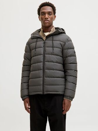 Чоловіча стібана куртка JACK & JONES, колір Asphalt, розмір S
