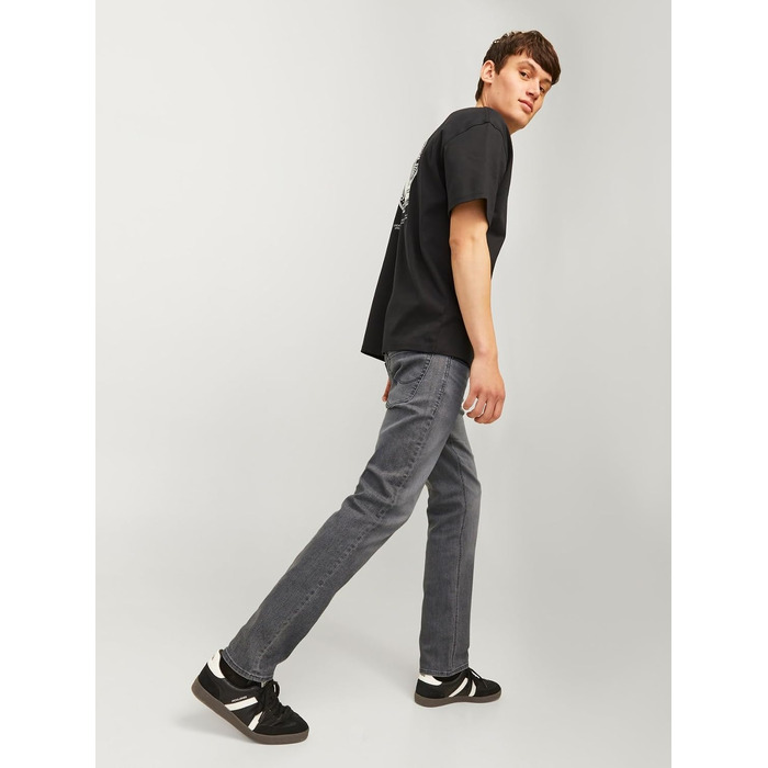 Чоловічі джинси Jack & Jones Slim Fit JJIGLENN сірого кольору (29W / 32L)