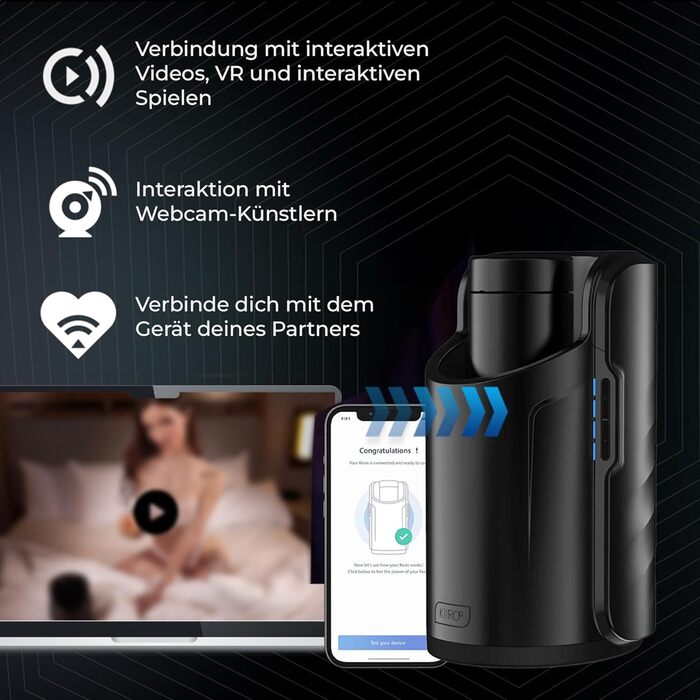 KIIROO KEON - Автоматичний мастурбатор для чоловіків з Wi-Fi та AI сумісністю