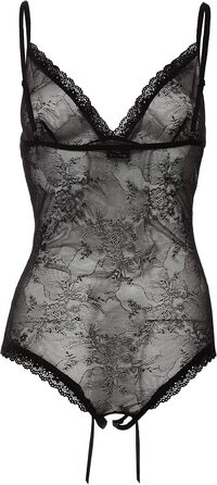 Корсетний боді Obsessive Slevika, чорний, розмір 34 (виробничий 36)