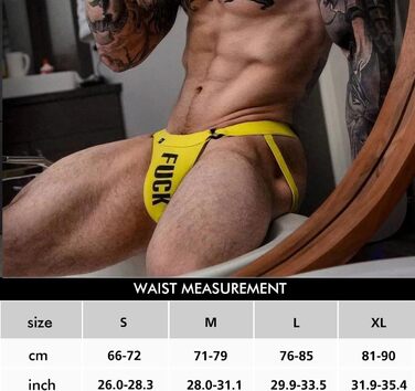 Слідки чоловічі Alienjoy Jockstrap String Tanga з бавовни, 6 шт. (різні кольори)