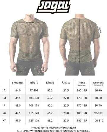 Чоловіча футболка JOGAL з мереживом, прозора, короткий рукав, білий колір