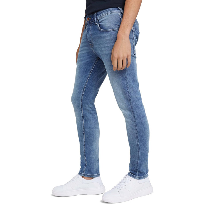 Чоловічі джинси Skinny Tom Tailor Culver Denim (світло-блакитні, Used Light Stone Blue, 34W/32L)