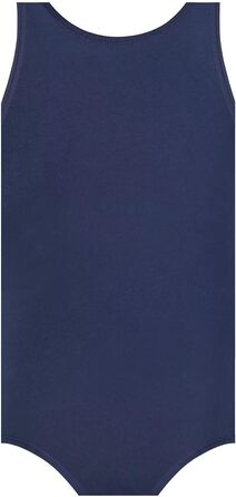Боді Landofgenie з бавовни, темно-синій, розмір S - одноцільний костюм на бретелях для дорослих