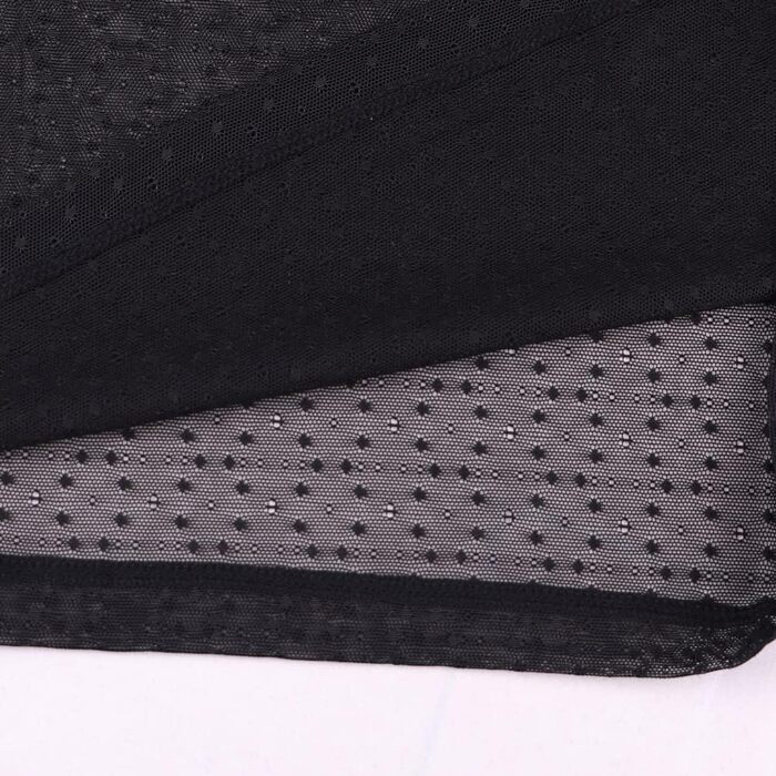 Чоловіча футболка з сітчастою тканиною та рифленим візерунком, спортивна, для фітнесу, чорна (M)