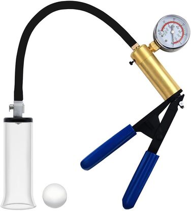 Набір для корекції статевого члена для чоловіків з манометром та ручкою. Масажер для статевого члена, силіконовий, для еротичних ігор.