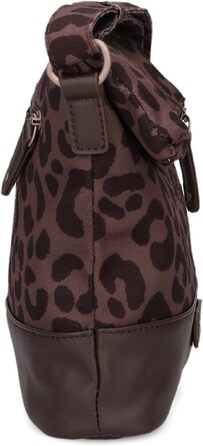 Жіноча сумка-кросбоді Zwei Olli OT6 Rolltop, водовідштовхуюча сумка через плече 2.4 л, двоколірний дизайн (Leo-brown)