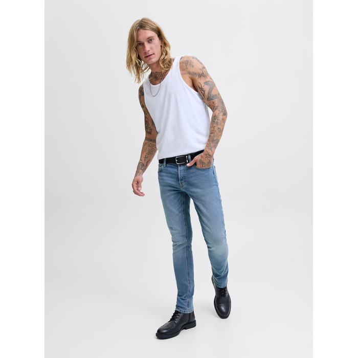 Чоловічі джинси Jack & Jones Glenn Original Slim Fit, синій денім (36W / 30L)