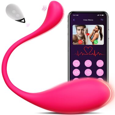 Вібратор жіночий з пультом дистанційного керування, 9 режимів, для інтимної насолоди. Іграшка для дорослих, червоний.