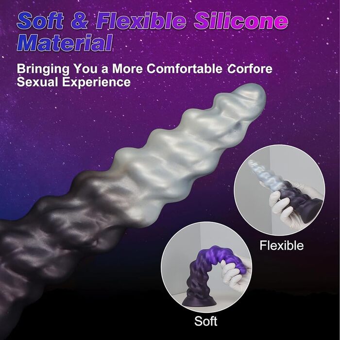 Анальний плаг з силікону Kuaecr - спіральний, з різьбою, для чоловіків та жінок