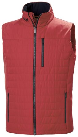 Чоловічий утеплений жилет Helly Hansen Crew Insulator Vest 2.0, червоний, розмір M