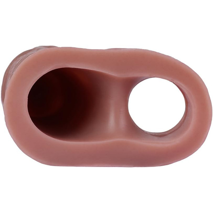 Силіконовий презерватив Jomyu з об'ємним мошонковим кільцем та структурою вен для збільшення та подовження статевого члена, секс-іграшка для чоловіків