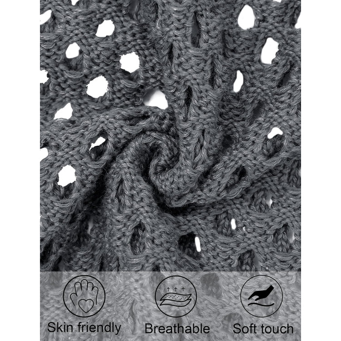 Костюм-сет чоловічий AIEOE з сітки (короткі шорти та сорочка), сірий, розмір 3XL