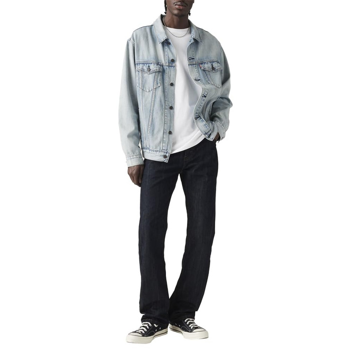 Чоловічі джинси Levi's 527 Slim Boot Cut, темно-сині (Dark Indigo Worn), розмір 32W / 30L