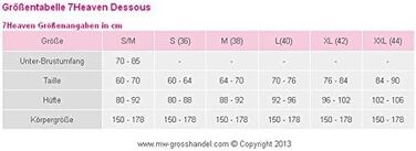 Сексуальний корсетний пояс-гетр 3XL чорний 7-Heaven з шнурівкою, пір'ям та мереживом