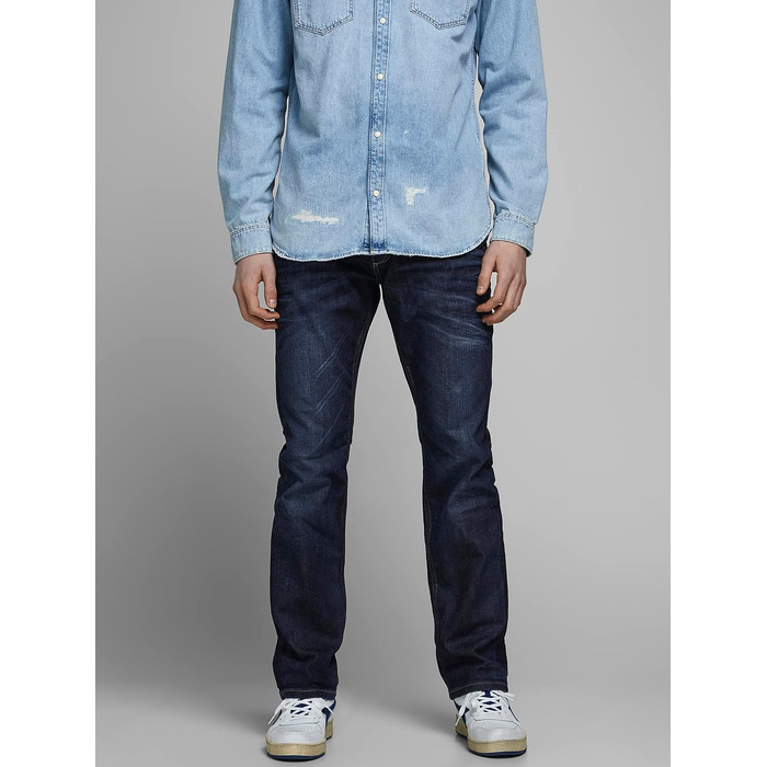 Чоловічі джинси Jack & Jones Clark Original Regular Fit, синій денім (Blau), 318