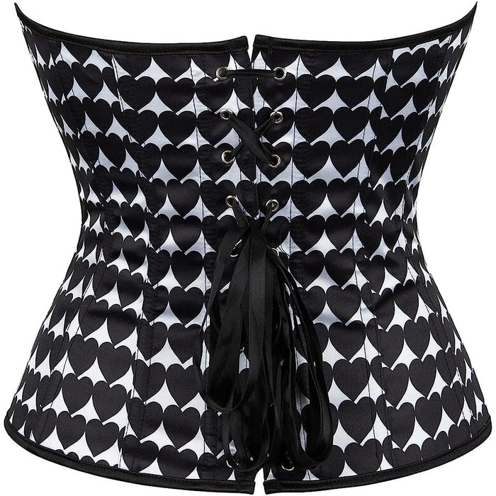 Жіноче корсетне тіло Adelce з квітковим принтом, стильне, кольорове, на шнурівці, вінтажний стиль, для підкреслення талії, розмір XXL, серцеподібна форма