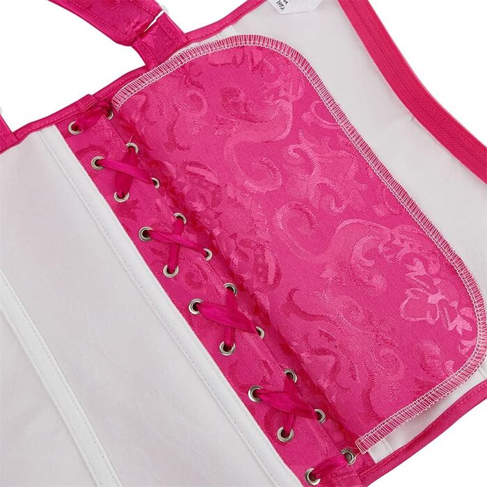 Корсет для фігури Grebrafan з бретелями, рожево-рожевий, розмір 28-30