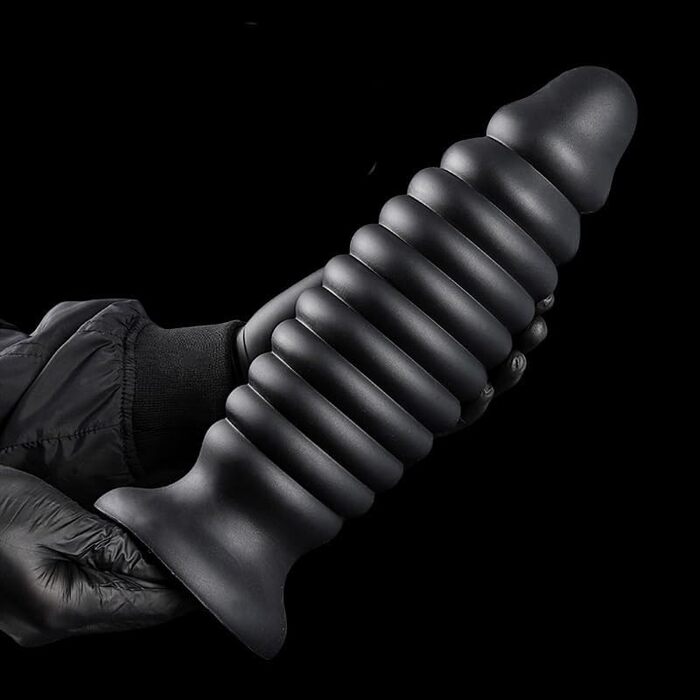 Анальний плагін Hrekssi з спіраллю, 7 розмірів, з силікону, для чоловіків та жінок. Розміри S-XXXXL, чорний колір. Стимуляція простати, анальний дилататор, з присоскою.