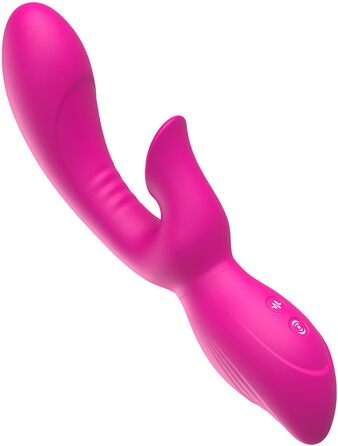 Вібратор для жінок Sexspielzeug: тихий, 10+3 режими вібрації, масажний дildo для жінок та пар, червоно-чорний