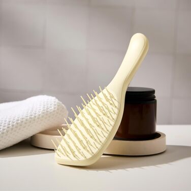 Гребінець-розчісувач Tangle Teezer Ultimate Detangler для вологого та сухого волосся, Chamille — для дбайливого розплутування та запобігання ламкості