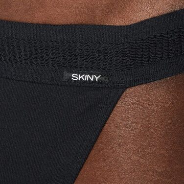 Танга чоловічі Skiny з бавовни Retro G-String (2 шт.) чорного кольору, розмір M (082227)