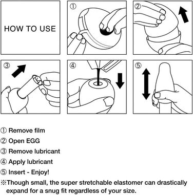 Яєчний масажер Tenga Egg Snow Crystal, білий, універсальний розмір